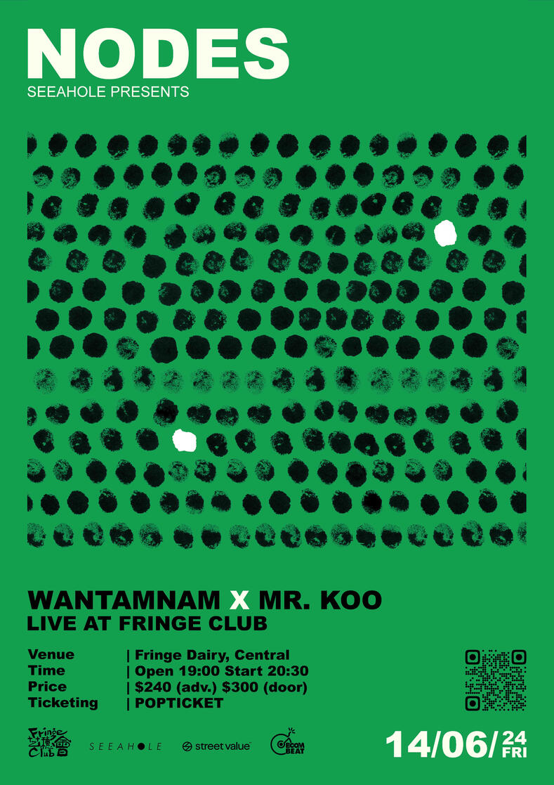 "Nodes #01" live show • poster design
